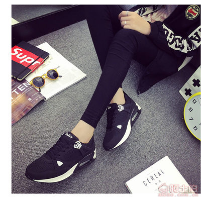 【銳行鞋業新品推薦】時尚與功能兼備 新款韓版厚底透氣網面運動女鞋